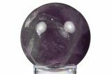 Polished Purple Fluorite Sphere - China #319762-1